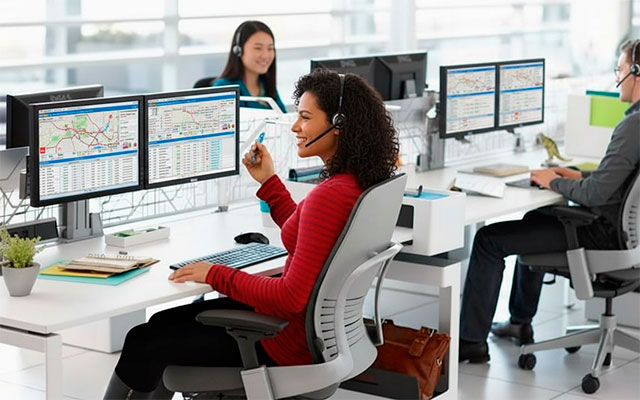 Dispatchers collaborating